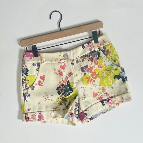 TED BAKER London Bonno Summer Bloom Floral Trouser Shorts Cuffed Pockets 1 / 4 - Picture 3 of 16
